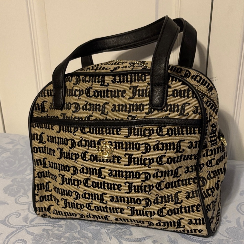 Juicy Couture Black and Cream Interior Fabric